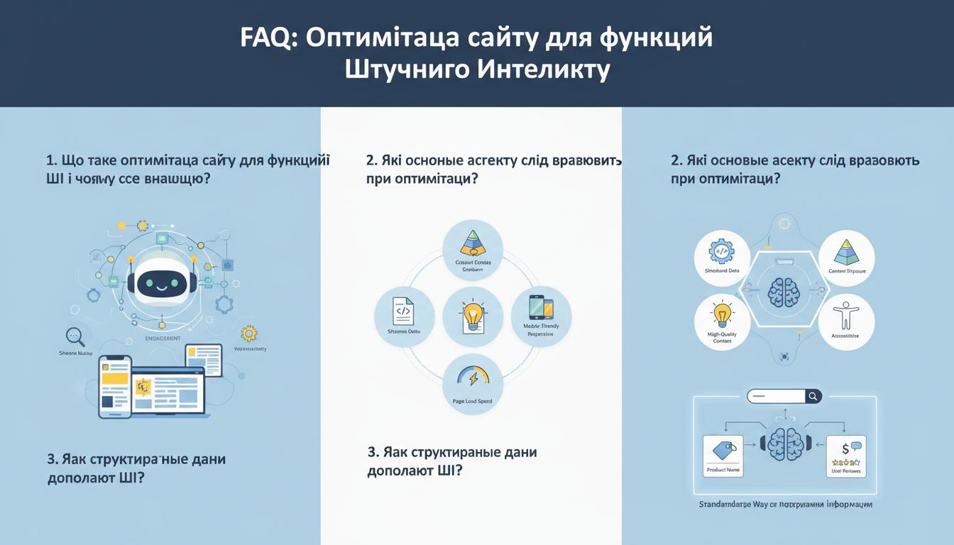 Оптимізація сайту для функцій штучного інтелекту. FAQ