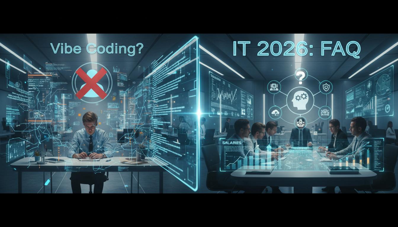 Vibe Coding знищує junior-розробників? Що буде з зарплатами та кадрами в ІТ-галузі у 2026 році. FAQ Vibe Coding знищує junior-розробників? Що буде з зарплатами та кадрами в ІТ-галузі у 2026 році. FAQ