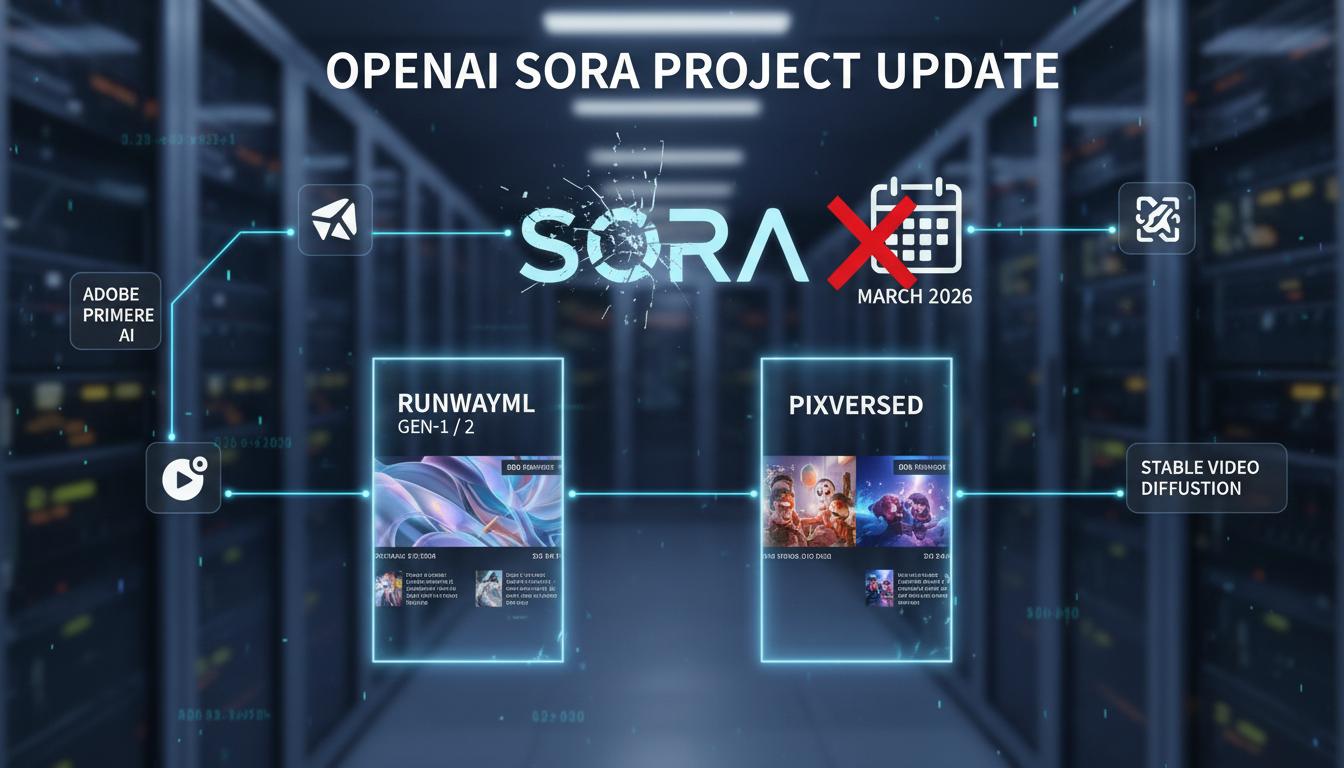 Компанія OpenAI оголосила про закриття свого проєкту з генерації відео Sora у березні 2026 року. Що сталося?. Альтернативи для користувачів і бізнесу