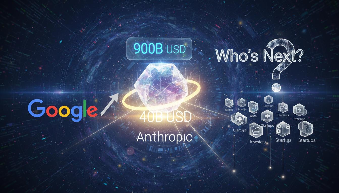 Google інвестував 40 млрд доларів у Anthropic — оцінка компанії вже становить 900 млрд доларів. Хто наступний?. Що це означає для стартапів і інвесторів