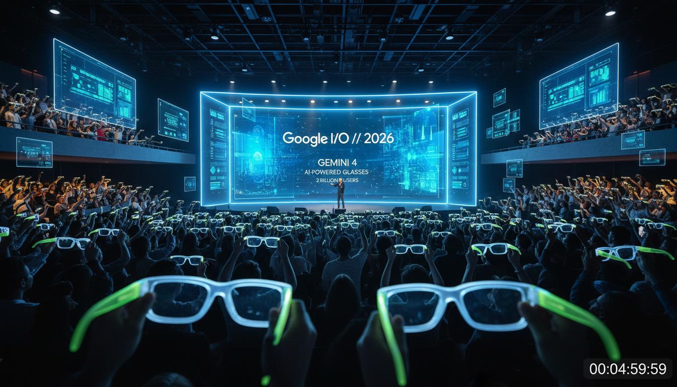 Google I/O 2026 через 5 днів: Gemini 4, AI-окуляри, 2 млрд користувачів — все, що анонсує Google. Коротка таблиця: ймовірні анонси та їхній вплив Google I/O 2026 через 5 днів: Gemini 4, AI-окуляри, 2 млрд користувачів — все, що анонсує Google. Коротка таблиця: ймовірні анонси та їхній вплив