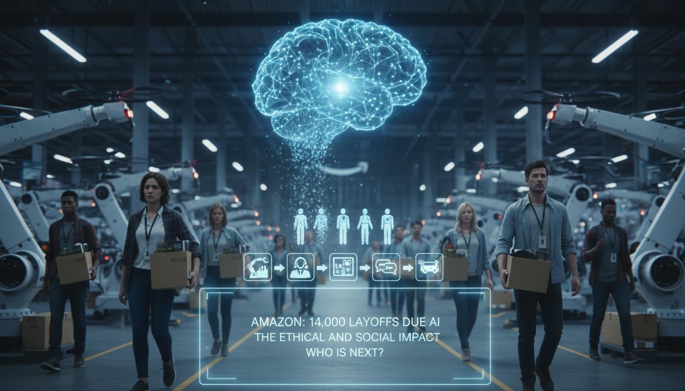 Amazon звільняє 14 000 через AI: як корпорації замінюють людей агентами — і хто наступний. Етичні і соціальні наслідки Amazon звільняє 14 000 через AI: як корпорації замінюють людей агентами — і хто наступний. Етичні і соціальні наслідки
