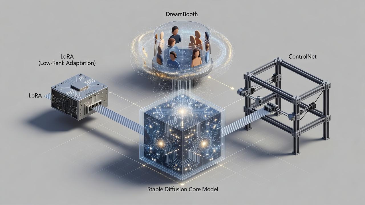 Що таке Stable Diffusion?. Тонке налаштування: LoRA, DreamBooth, ControlNet
