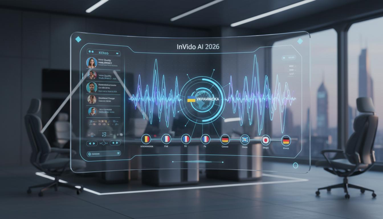 Огляд InVideo AI у 2026 році. Якість озвучення та підтримка мов